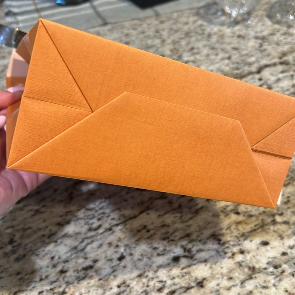 LOUIS VUITTON Pre Loved Gift Bag with Ribbon and Card 7.50 x 10.5 in - Picture 5 of 6